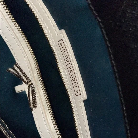 Henry Bendel -  Black Leather laptop Tote - Picture 8 of 15